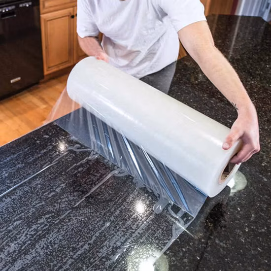 Película protectora de PE, cinta adhesiva de protección de superficie, película para suelo duro, cinta para superficie dura, película multiusos