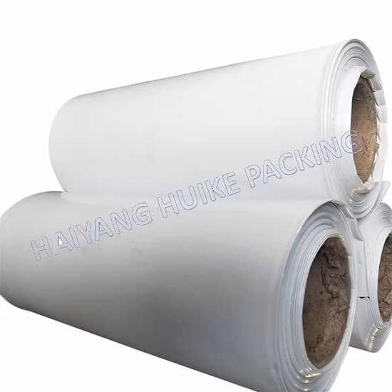 Película protectora en blanco y negro para envoltura de paletas de PE