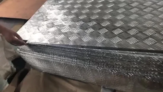 Placa de aluminio personalizada Placa de aleación de aluminio 5051 Placa de aluminio en relieve