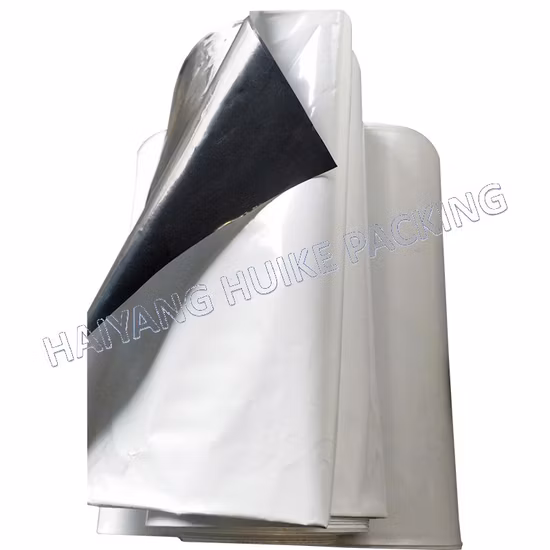 Película protectora de PE de color blanco y negro para perfil de aluminio con recubrimiento en polvo